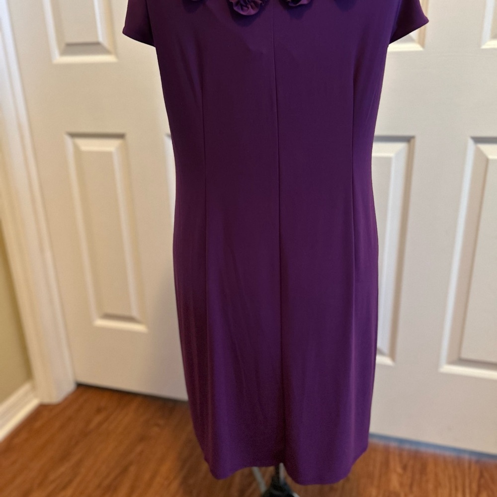 Studio Deep Purple Ruffle Dress - Picture 3 of 4